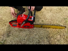 Tronçonneuse sans fil d'essence de 2 courses 58CC tronçonneuse d'essence de 20 pouces pour couper le bois