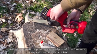 Tronçonneuse à batterie rechargeable de 8 pouces