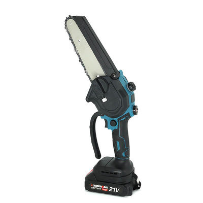 Electric Battery Chainsaw Woodworking Portable Wood Cutter Pruning Saw Mini 6 Inch Cordless Chainsaw