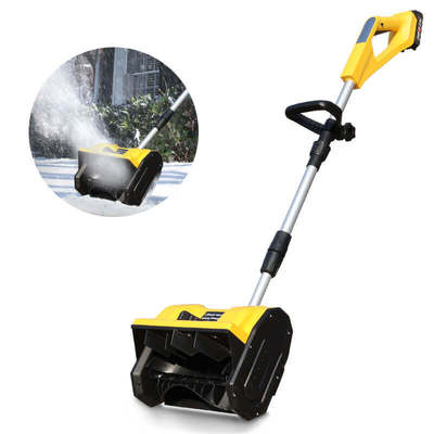 Compact Rechargeable Electric Snow Shovel Cordless Blower Lightweight for Family Use