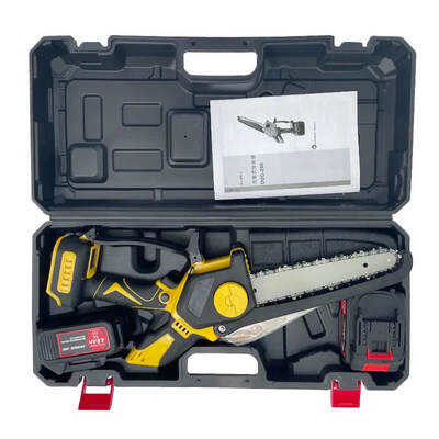 Mini Chainsaw 6-Inch with Battery Cordless Power Chain Saws with Security Lock