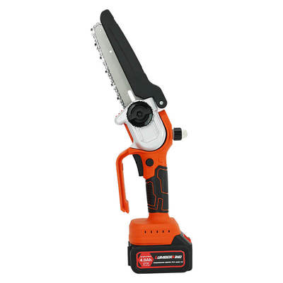 Mini tronçonneuse portable 6 pouces sans fil électrique sans balais avec lubrification