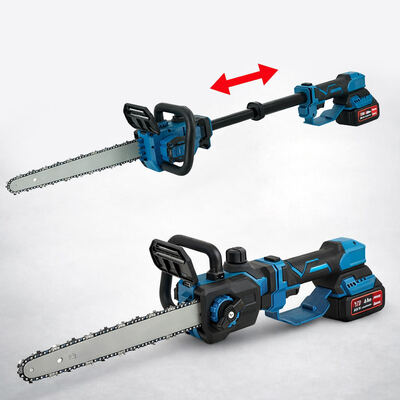 Tronçonneuse électrique sur perche 12 pouces 550W 21V, tronçonneuse télescopique sans fil pour l'élagage des arbres